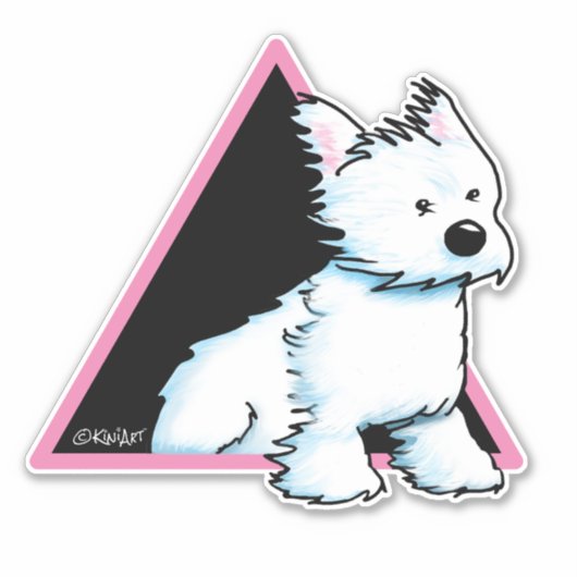 Sticker Wingman WESTIE (Devant)
