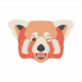 Sticker Winky Red Panda (Devant)