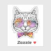 Sticker Wise Kitty Kat (Feuille)