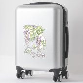 Sticker Wisteria Florals Artisanat et découpage (Sur valise)