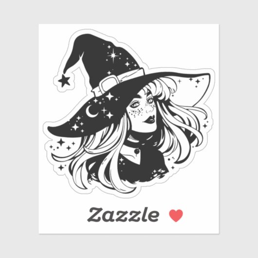 Sticker "Witch" (Feuille)