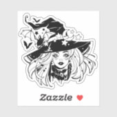 Sticker - "Witch" (Feuille)
