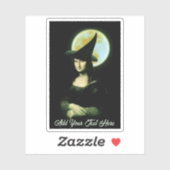 Sticker  Witch Mona Lisa Halloween (Feuille)