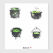 Sticker Witches Black Cauldron (Feuille)