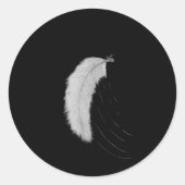 Sticker with feather (Devant)