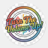 Sticker with feature "Turn the Volume Up" (Devant)