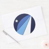 Sticker with Flag of Columbia, South Carolina (Enveloppe)
