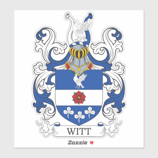 Sticker Witt Family Crest (Feuille)