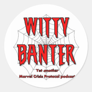 Sticker, witte cirkel ronde sticker