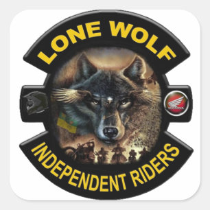 Sticker Wolf Lone
