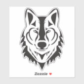 Sticker Wolf Vinyl (Feuille)