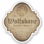 Sticker Wolfsbane Apothecary DC (Recto)
