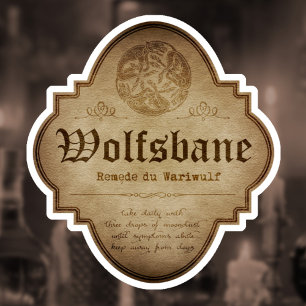 Sticker Wolfsbane Apothecary DC