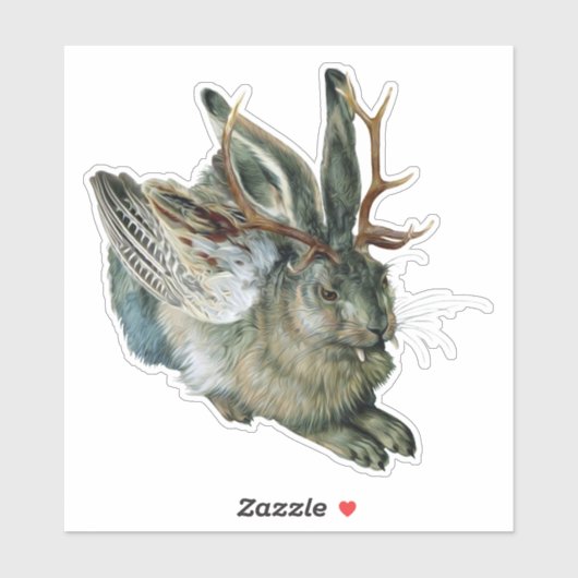 Sticker Wolpertinger (Feuille)
