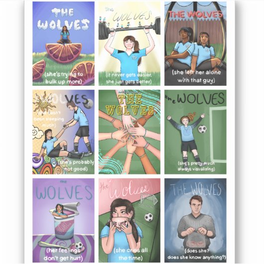 Sticker Wolves #2 (Devant)