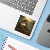 Sticker Woman of Nature’s Spirit (Ordinateur portable avec iPhone)