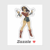 Sticker Wonder Woman Bombshell (Feuille)