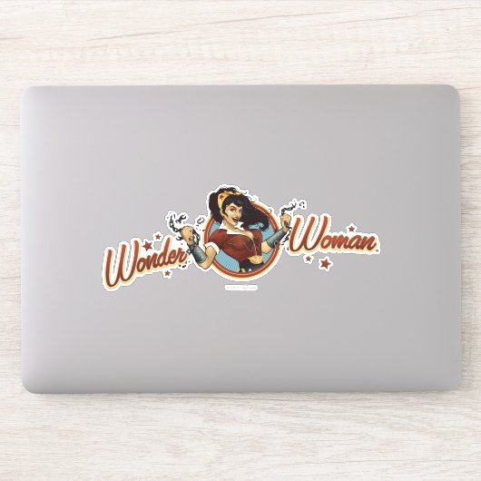 Sticker Wonder Woman Bombshell Name Graphic (Ordinateur)