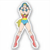 Sticker Wonder Woman Bras Croisés (Devant)