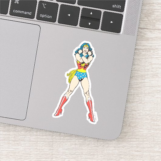 Sticker Wonder Woman Bras Croisés (Détail)