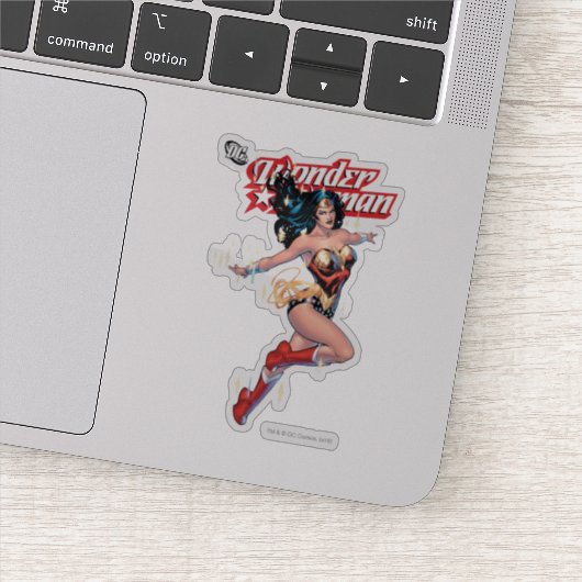 Sticker Wonder Woman Couverture de bande dessinée (Détail)