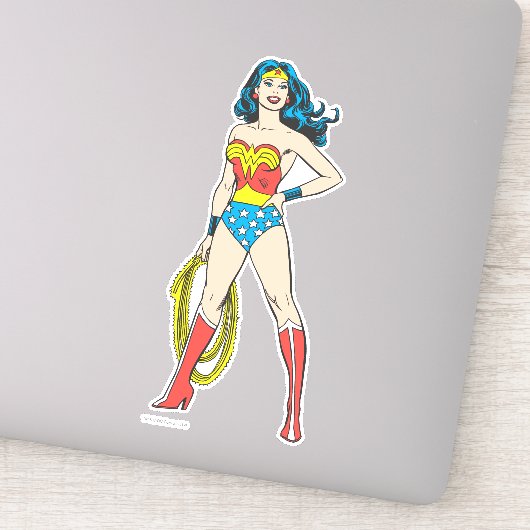 Sticker Wonder Woman debout (Détail)