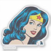 Sticker Wonder Woman Face (Devant)
