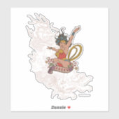 Sticker Wonder Woman Goddess (Feuille)