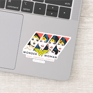 Sticker Wonder Woman Graphic Evolution