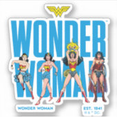 Sticker Wonder Woman Legends Forever Graphic (Devant)