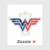 Sticker Wonder Woman Moderne & Retro Reic Comic Overlay Lo (Feuille)