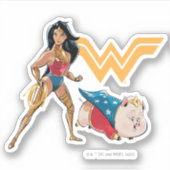 Sticker Wonder Woman & PB (Devant)