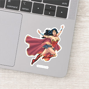 Sticker Wonder Woman Portant Cape