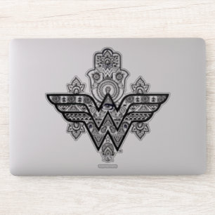 Sticker Wonder Woman Spirituel Paisley Hamsa Logo