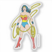Sticker Wonder Woman tient Lasso (Devant)