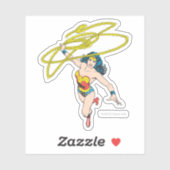 Sticker Wonder Woman tient Lasso (Feuille)