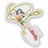 Sticker Wonder Woman tient Lasso 4 (Devant)
