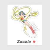 Sticker Wonder Woman tient Lasso 4 (Feuille)