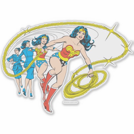 Sticker Wonder Woman Transform (Devant)