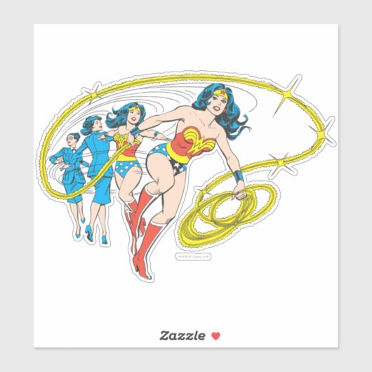Sticker Wonder Woman Transform (Feuille)