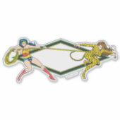 Sticker Wonder Woman vs The Cheetah (Devant)