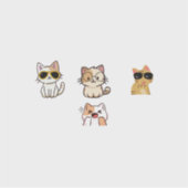 Sticker Wonderful cats  (Devant)