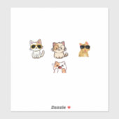 Sticker Wonderful cats (Feuille)