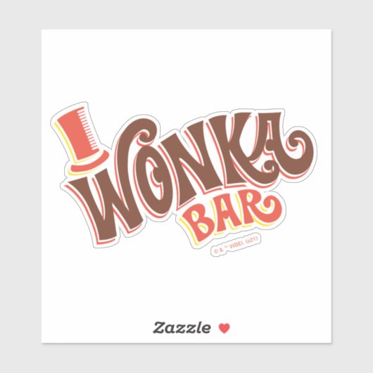 Sticker Wonka Bar Logo (Feuille)