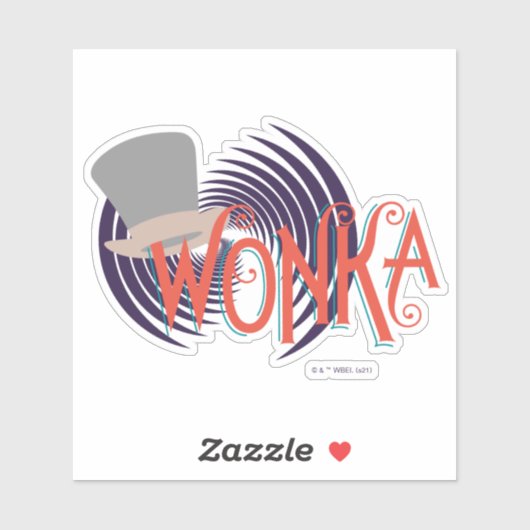 Sticker Wonka Spiral Logo (Feuille)