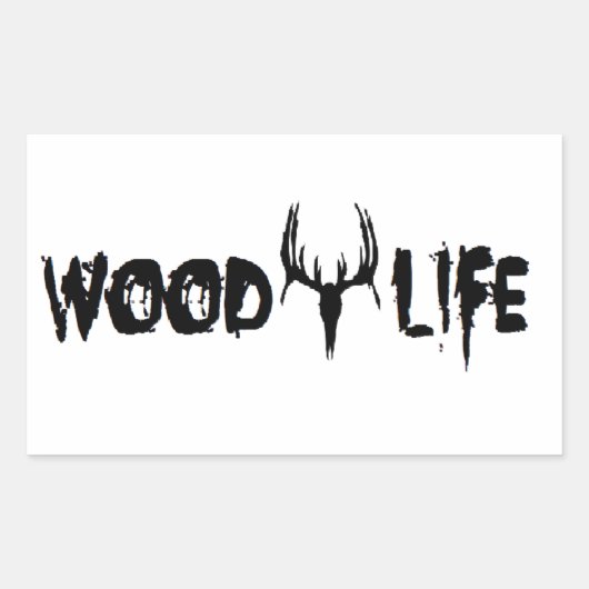 Sticker Wood Life (Devant)