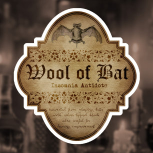 Sticker Woolf of Bat Apothecary DC
