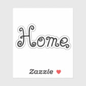Sticker Word Home (Feuille)