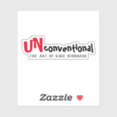 Sticker Wordy UNconventionnel (Feuille)