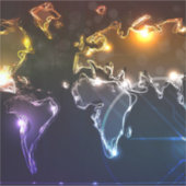 Sticker World Travel World (Devant)